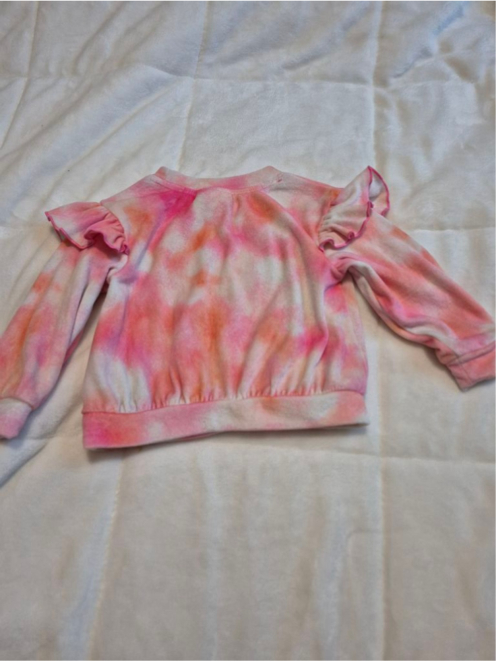 Baby Cat & Jack Matching Set 18 Months Pink White Tie-Dye - Picture 4 of 7
